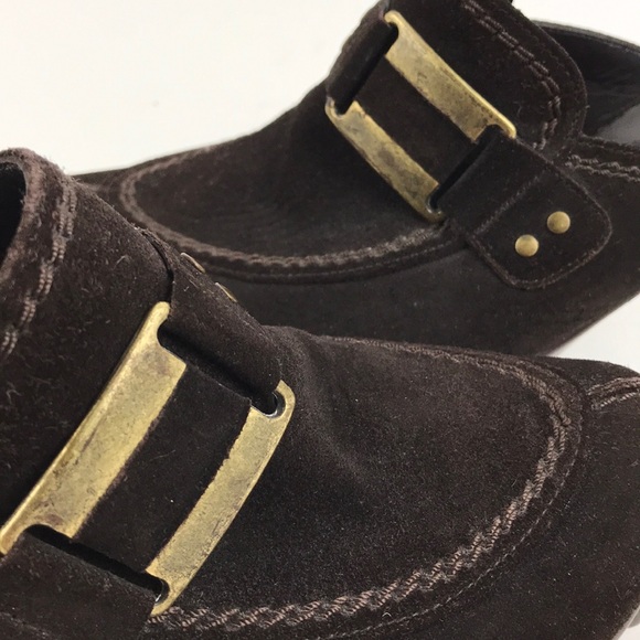 Stuart Weitzman Mules Clogs Round Toe - Picture 7 of 7